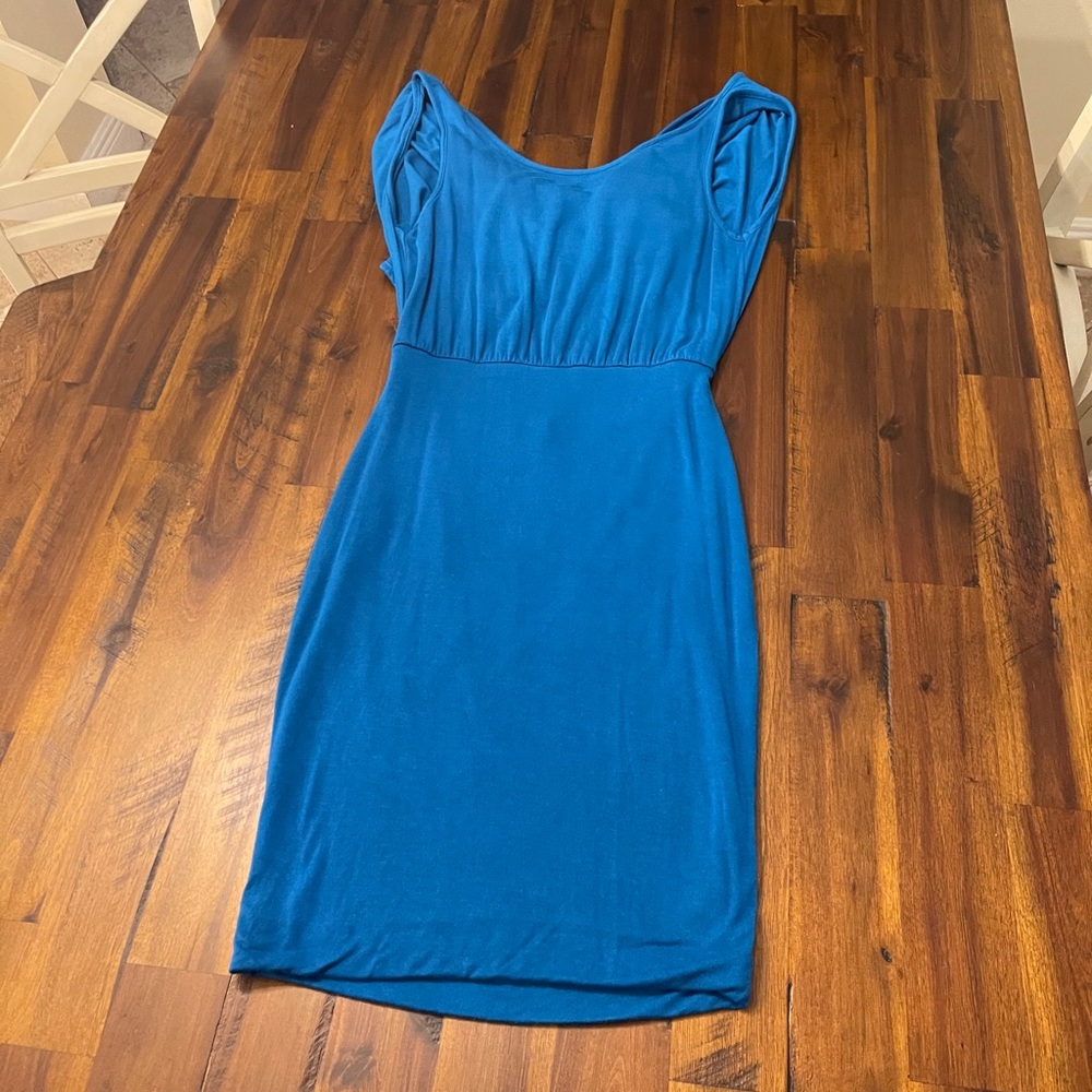 Blue dress